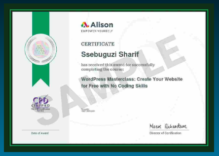 Certificate 6